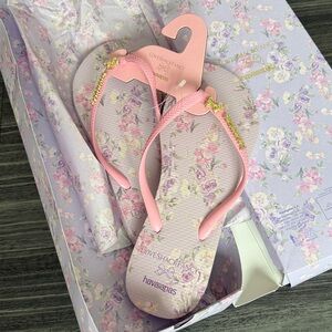 LoveShackFancy x Havaianas Flip flops